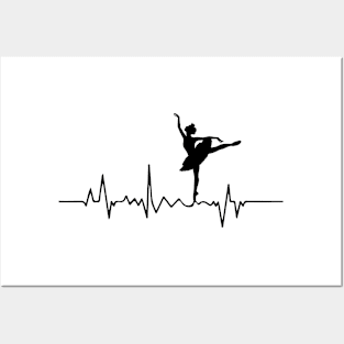 Ballet Heartbeat Ballerina Posters and Art